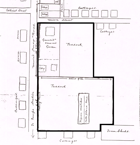 1913 Plan of Gannon's property