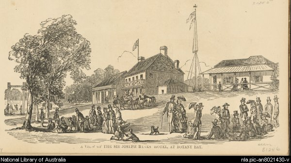 Joseph Banks Hotel 1857